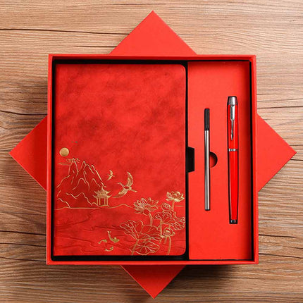 A5 Lined Notebook Journal Gift Box Set, Ruled Lined Notepad Diary Stationery for School Home Daily Writing Gift