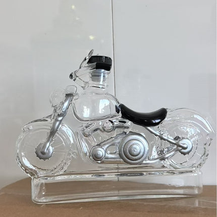 Vintage Motorcycle-Shaped Wine & Whisky Decanter Stylish Liquor Bottle Server