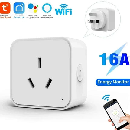16A Smart WiFi & Zigbee AU Plug Voice Control Outlet for Alexa & Google Home