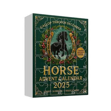 2025 Horse Advent Calendar – Gallop Through December with 24 Horse Pendants