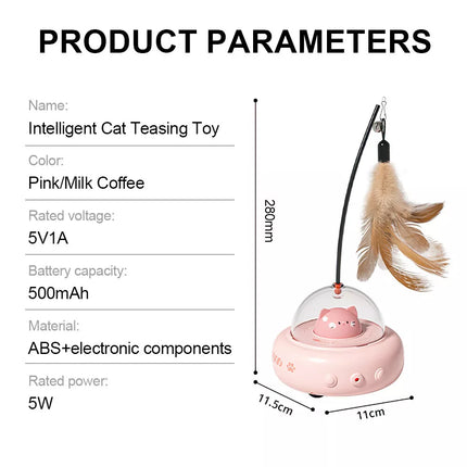 Automatic Cat Toys Interactive Smart Teasing Pet LED Laser Indoor Cat Toy
