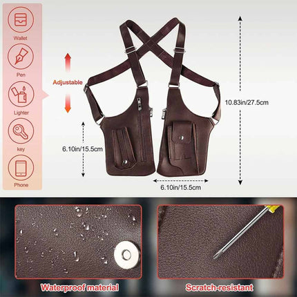 Anti-Theft Underarm Shoulder Bag Adjustable Hidden Travel Holster Bag