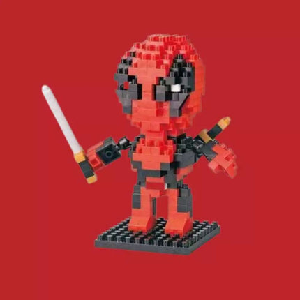 Deadpool Superhero LOZ Style Nano Brick Mini Building Block Puzzle Toy Gift