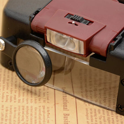 Headband Magnifie Led Head Magnifying Glasses Headset with Light Multi-purpose