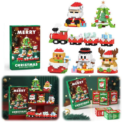 6 creative Christmas DIY building block pendants that can be pieced together for holiday decoration
