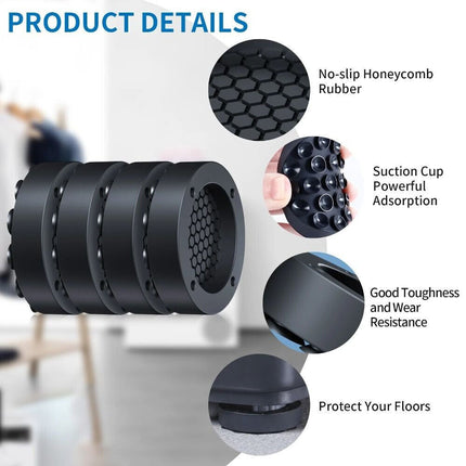 4Pcs Washing Machine Support Mat Anti-Vibration Leg Stopper Foot Pad Feet Pads