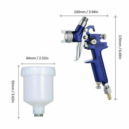 Mini Air Spray Gun HVLP Auto Car Detail Touch Up Paint Sprayer Spot Repair Tool