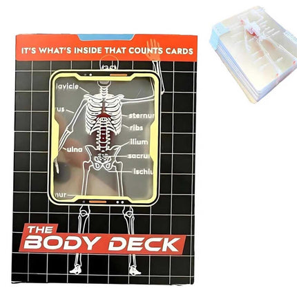 The Body Deck Human Anatomy - It's What's Inside That Counts Cards, 3D Image