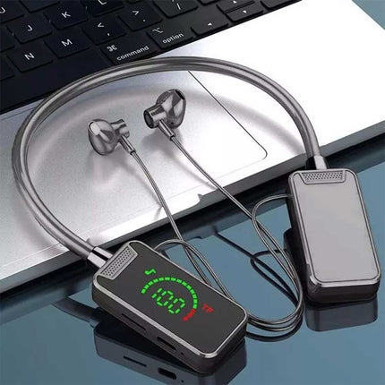 Wireless Bluetooth Neckband in ear karaoke Monitoring Headphones Living Headset