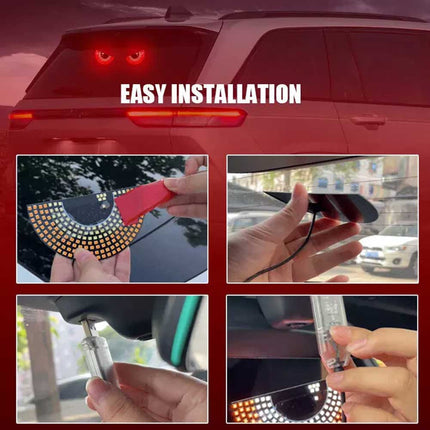 2PC Led Eyes for Car Window Truck Dynamic Eye Lamp Devil Eyes for Car Windows