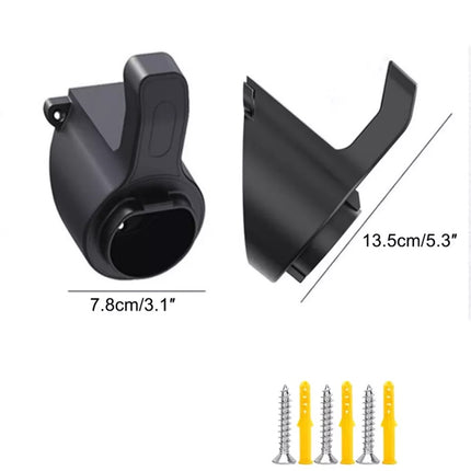EU Type 2 /Tesla EV Charger Plug Holder Bracket Socket Charging Wall Mount