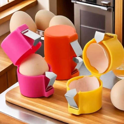 3PCS Egg Shell Opener Egg Cracker Separator Handheld Easy Breaker Kitchen Gadget