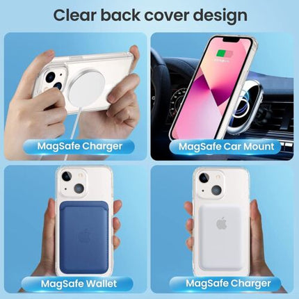 IPhone 14 Pro Max Plus MagSafe Shockproof Magnetic Case Screen & Lens Protectors