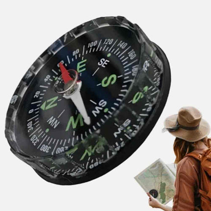 Portable Pocket Survival Compass 2 Pack, Outdoor Camping Hiking Navigation Tool