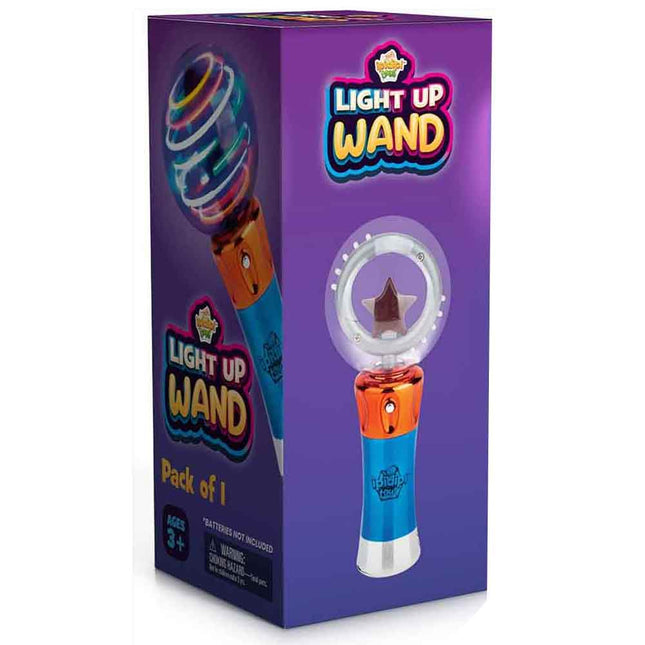 Light Up Spinning LED Magic Wand, Sensory Light Toy for Kids, Autism Calming Light Wand with Flashing Effects