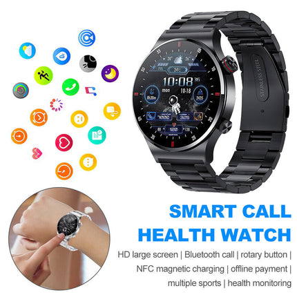 2023 Bluetooth Call Smart Watch Men Full Touch Screen Sports Watch fitbit