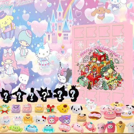 Christmas Advent Calendar Kuromi Countdown Mystery Box Kids Gift New