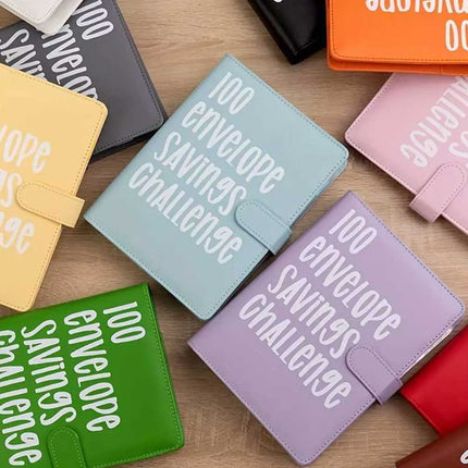 100 Envelope Challenge Budget Planner A5 Money Saving Cash Challenge Book