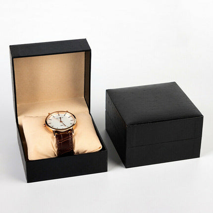 Single Watch Gift Box with Pillow Watch Display Case Organizer Jewelry Storage