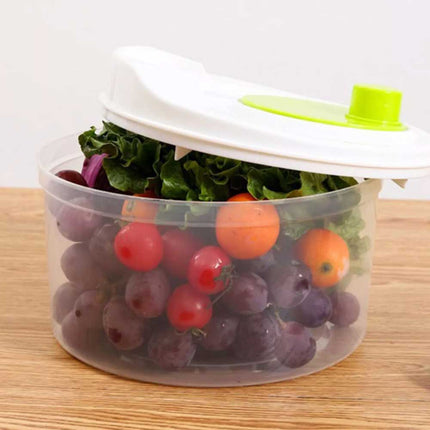 Salad Spinner, Vegetable Lettuce Washer & Dryer with Serving Bowl Container