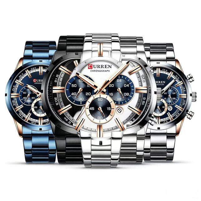 Men's Military Style Wristwatch, Calendar Display Silicone Strap Sports Watch for Boys 8355