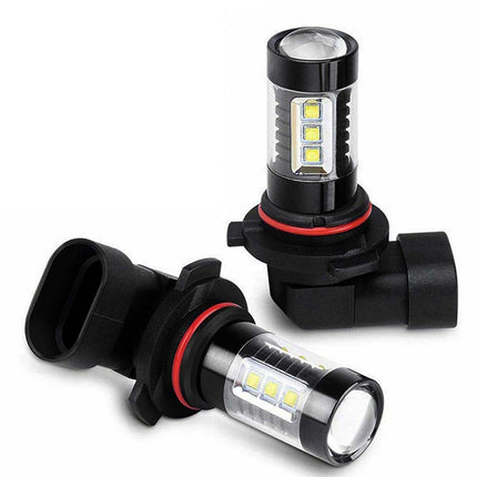 2PC 9006 HB4 LED Car Fog Light Headlight Bulb Lamps 6500K White