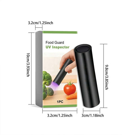 Portable UV Black Light Flashlight for Vegetables Detection