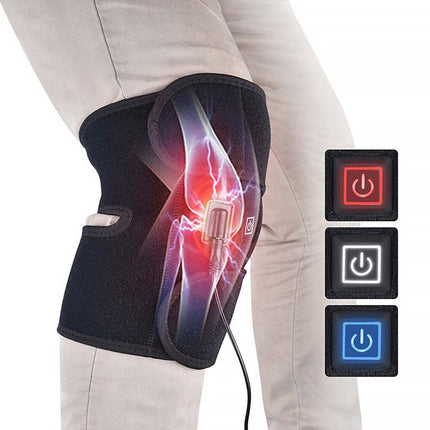 USB Heated Knee Pad Electric Knee Winter Keep Knee Warm Arthritis Pain Relief