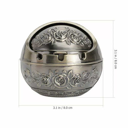 Cigarette smoking for ashtray holder with decorative lid ashtray 8CM