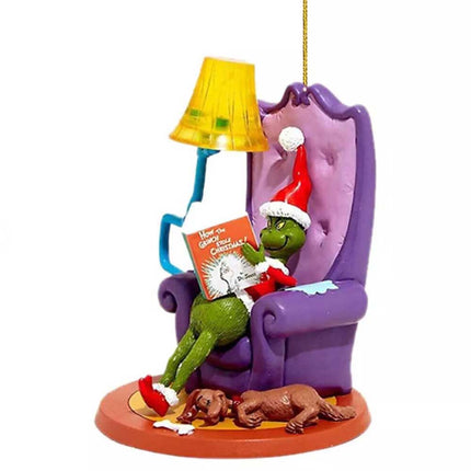 2D Merry Christmas Greenckes Decorations Christmas tree hangings 6x