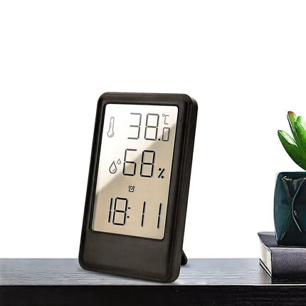 Multifunctional Digital Alarm Clock with Indoor Thermometer and Hygrometer