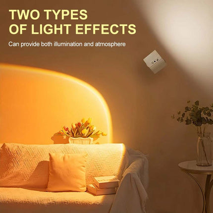 Rechargeable LED Wall Sconce Light, Magnetic Wall Mounted Night Lamp with Remote Control