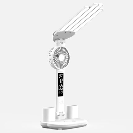 4 IN 1 LED Desk Lamp with Fan Dimmable Reading Lamp Reading Table Night Light