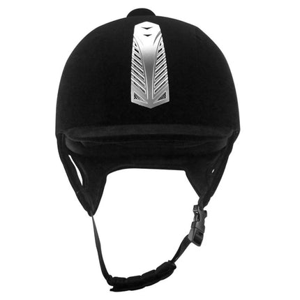 Adjustable Horse Riding Safety Helmet, Half Cover Rider Helmet, Black, 58cm