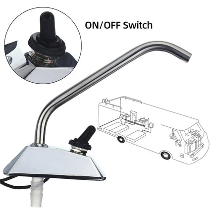 12V Electric Water Pump Faucet Tap & Switch For Boat/Caravan/Motorhome/RV