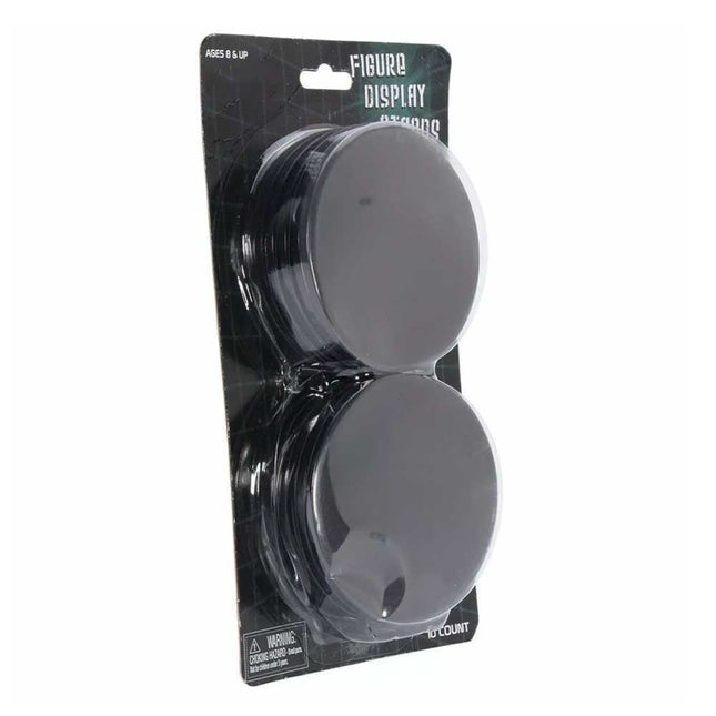 NECA 10PCS Action Figure Model Display Stands Black For Most 6"~8" Plastic Round