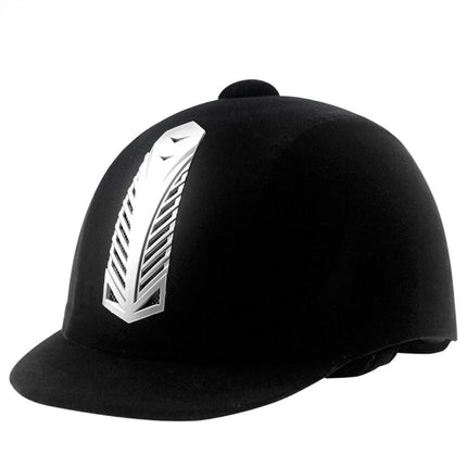 Adjustable Horse Riding Safety Helmet, Half Cover Rider Helmet, Black, 58cm
