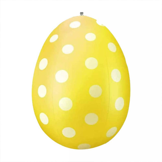 1x RandomColor  Inflatable Easter Egg & Pump Easter Inflatables Outdoor Decor