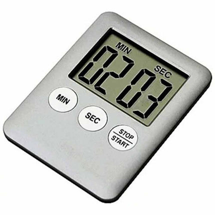 Large LCD Digital Kitchen Timer，Magnetic Count Up & Down Clock with Loud Alarm