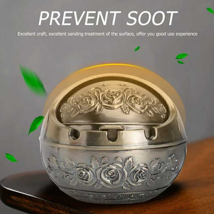 Cigarette smoking for ashtray holder with decorative lid ashtray 8CM