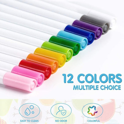 Kids Magic Drawing Painting Book Children DIY Coloring Board With Water Chalk
