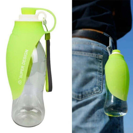 580mL Puppy Dog Cat Pet Water Bottle Cup Drinking Outdoor Travel Portable Feeder