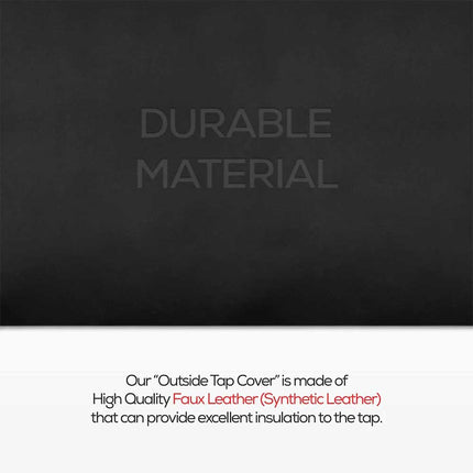 Waterproof Outdoor Tap Cover, Winter Frost Protector & Garden Faucet Insulation Jacket