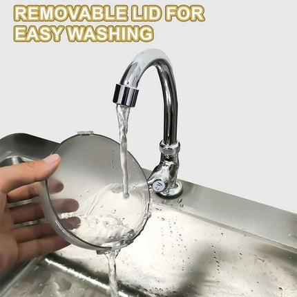 White UFO Shaped Interactive Cat Toy Automatic Dry Food Dispenser Pet Puzzle Feeder
