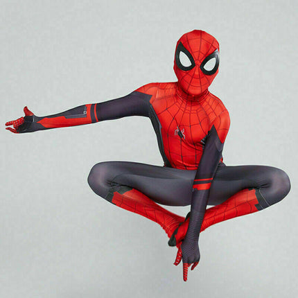 Kids Boys Spider-Man: Far From Home Spiderman Zentai Cosplay Costume Suit Outfit