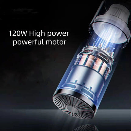 120W Cordless Handheld Vacuum Cleaner Kit Small Mini Portable Car Auto Home Wireless