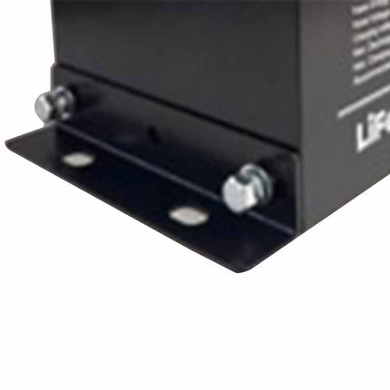 Autory 12.8V 100Ah LiFePO4 Lithium Battery - RV Metal Case Mount Bracket Kit