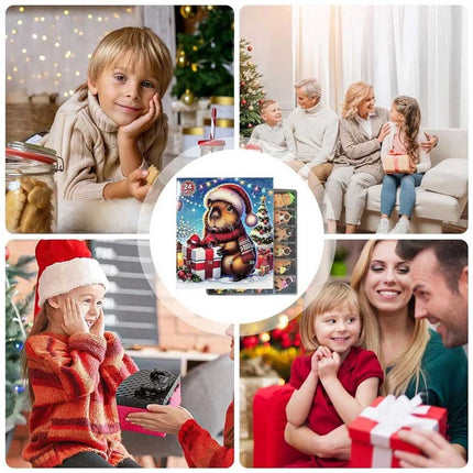 Capybara 2025 Advent Calendar - 24 Days Christmas Countdown Toys Playset for Festive Fun