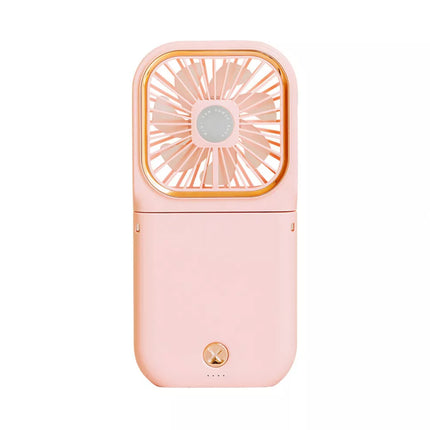 Mini Fan Neck Cooling Fan Portable Folding USB Rechargeable Desk Handheld Fan