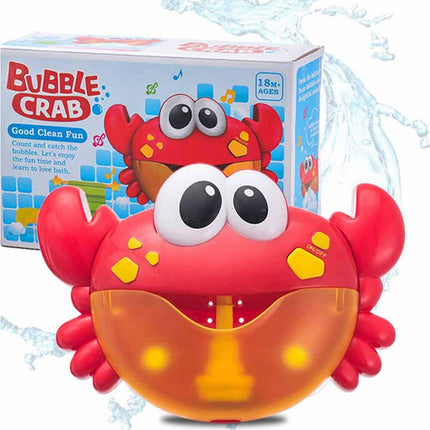 Crab Bubble Machine Musical Shower Fun Baby Toy Bath Bubble Maker